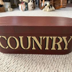 18” x 7” Oval Country Box w/ lid