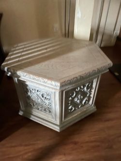 Vintage 1960s Hexagonal End Table