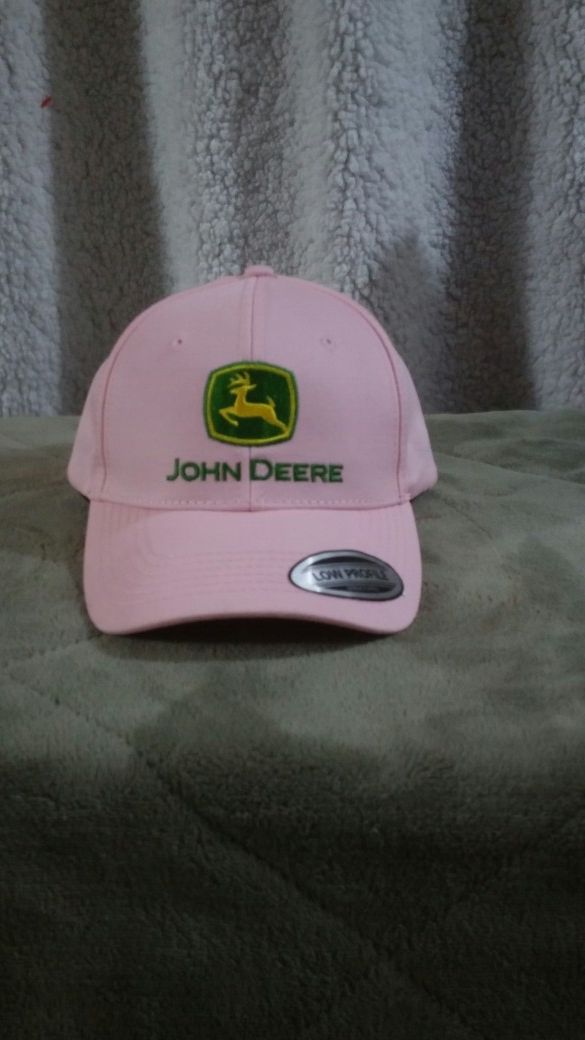 John deere hat for woman pink