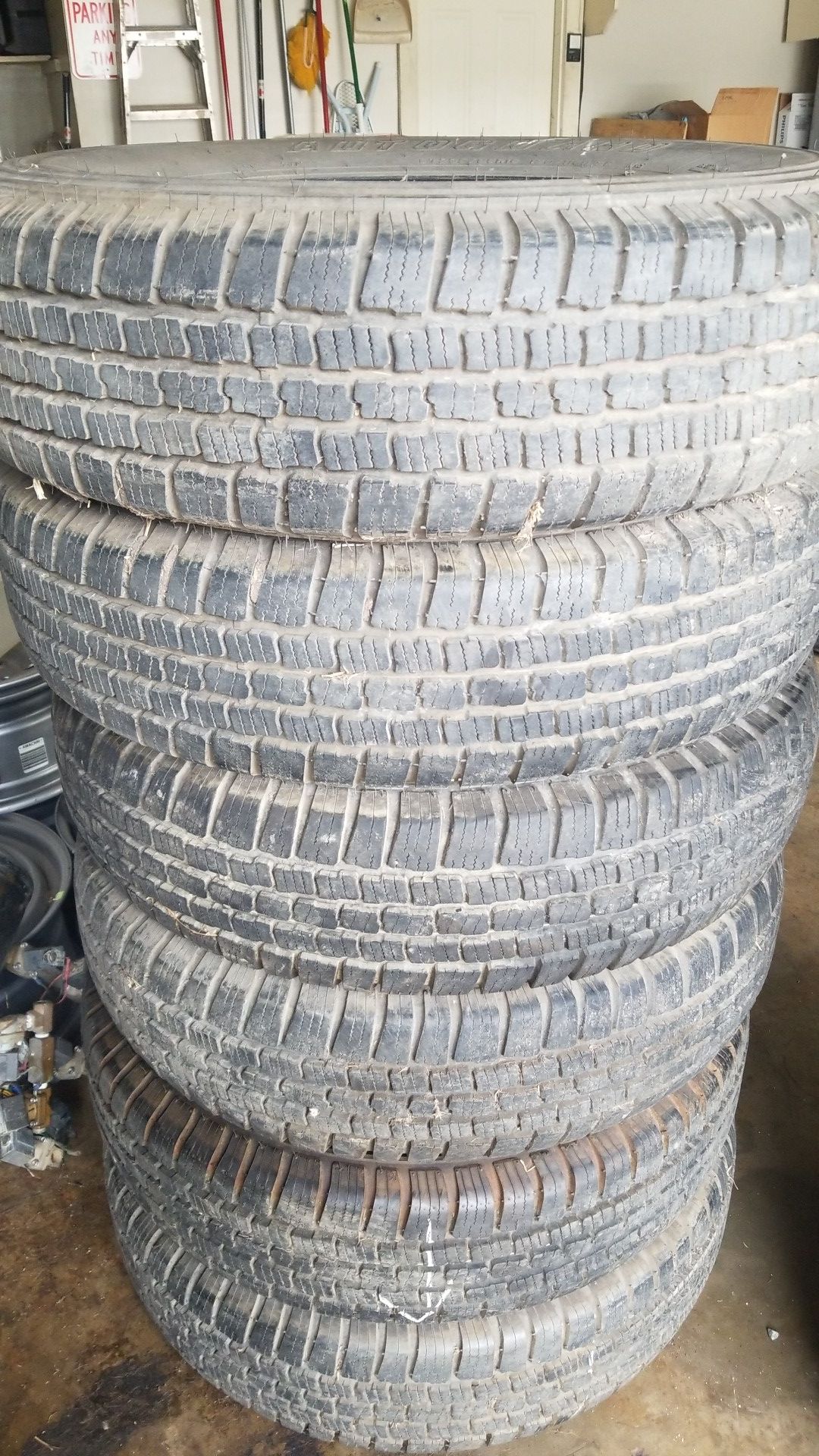 (6) 235/85 R16 Autoguard dually tires