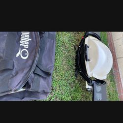 WEBER portable grill with case Good Condition $120