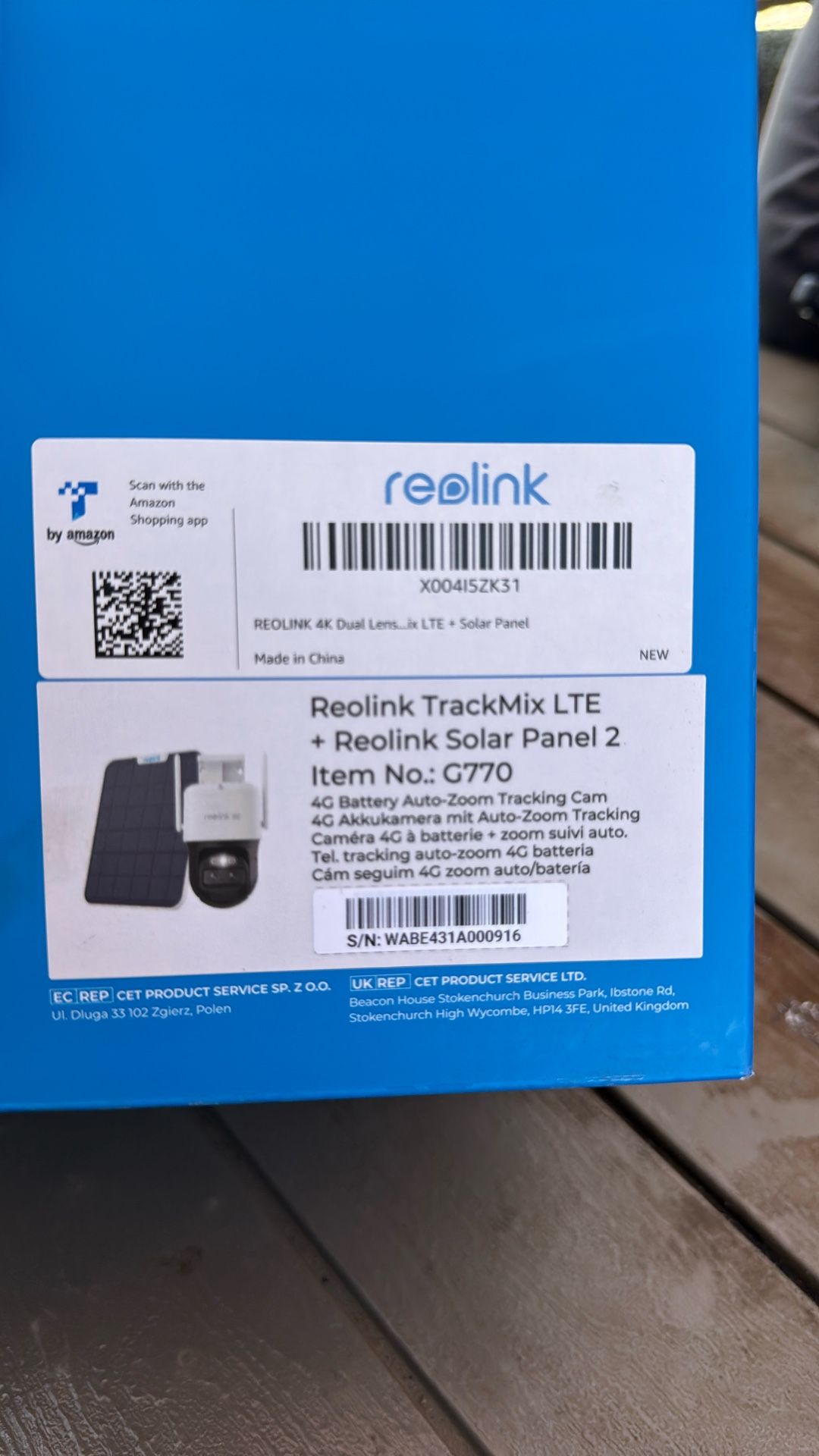 Real Link Track Mix, Lte Plus Real Link Solar Panel Wireless Camera. selling it with USB card ready to go was used for two weeks. Nothing wrong almost