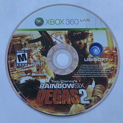 Tom Clancy's Rainbow Six: Vegas 2 Microsoft Xbox 360 Disc Only (tested It Works)