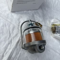 New Glass Bowl Fuel Filter – 1941–62 GM Chevy Truck (Complete)