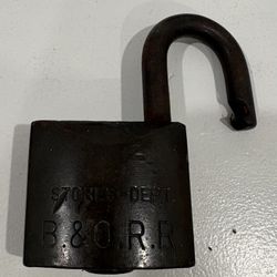 Old B&O RR Padlock 