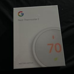 Nest Thermostat E