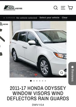 2011-2017 honda Odyssey Window visor