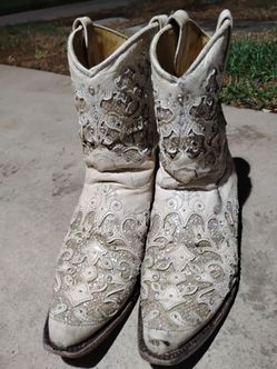 Corral women's rhinestone cowboy boots