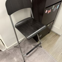 Bar Stool with Backrest x2