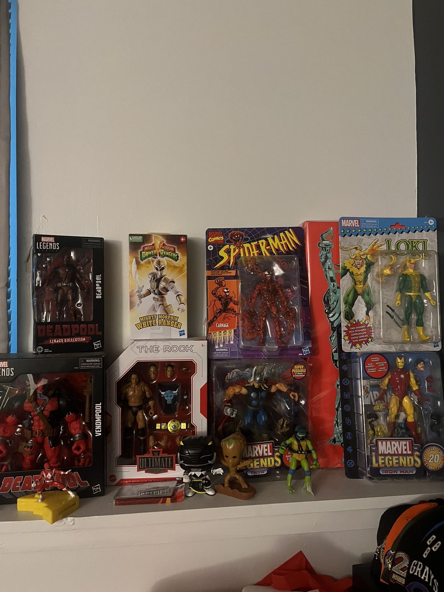 Marvel Legends Power Rangers Wwe Action Figures