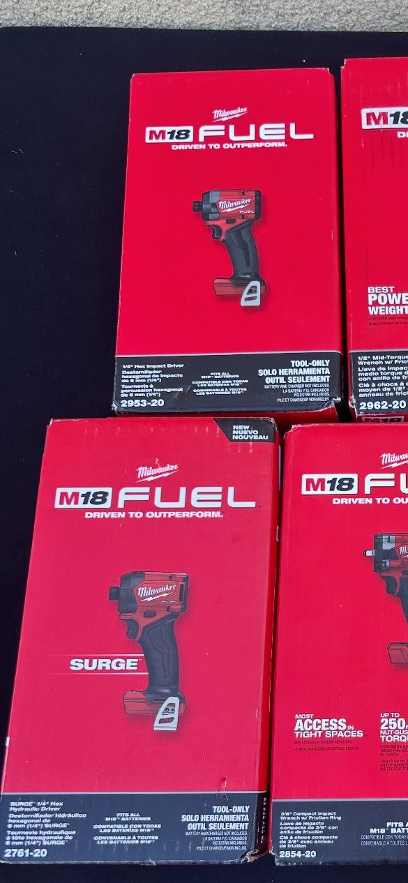 M18 FUEL SURGE 18V Lithium-Ion Brushless Cordless 1/4 in. Hex Impact Driver (Tool-Only)
