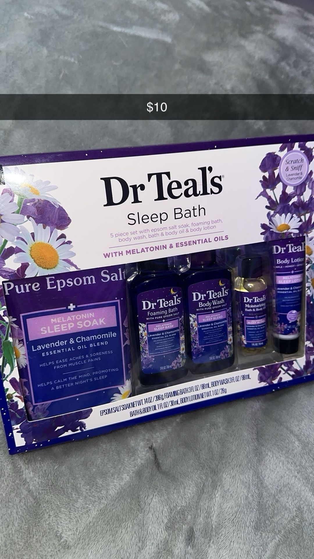 5 piece dr teals bath set  