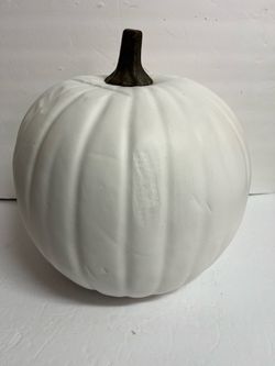 Halloween White Pumpkin Decoration