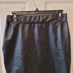 Faux Leather Skirt 
