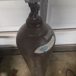 Empty Helium Tank