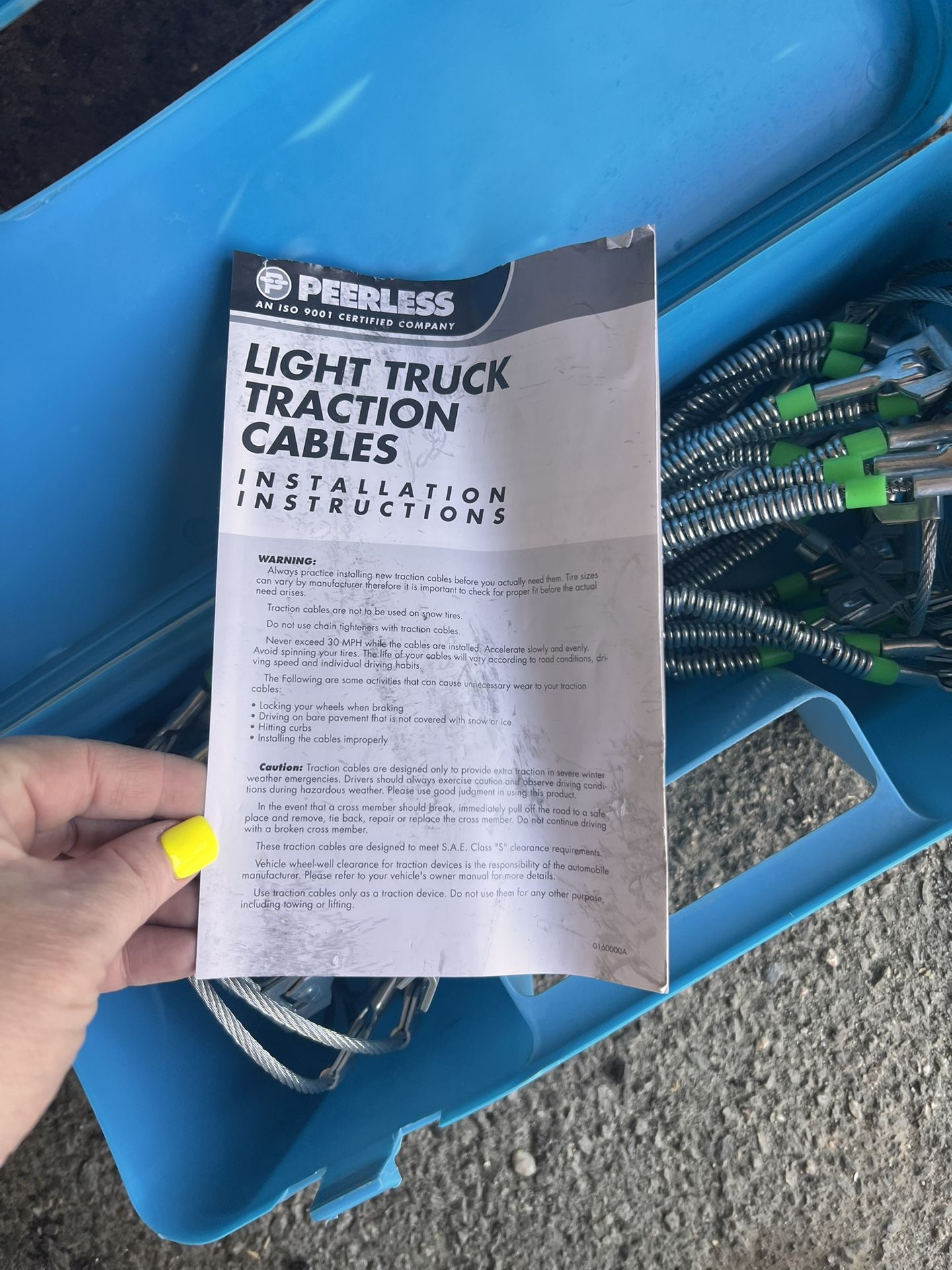 Truck/ SUV Cables (peerlesschains)