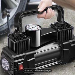 Portable Air Pump for Cars, 150 PSI, Suitable for Sedans, Multifunctional 12V with a Pressure Gauge, Without Battery