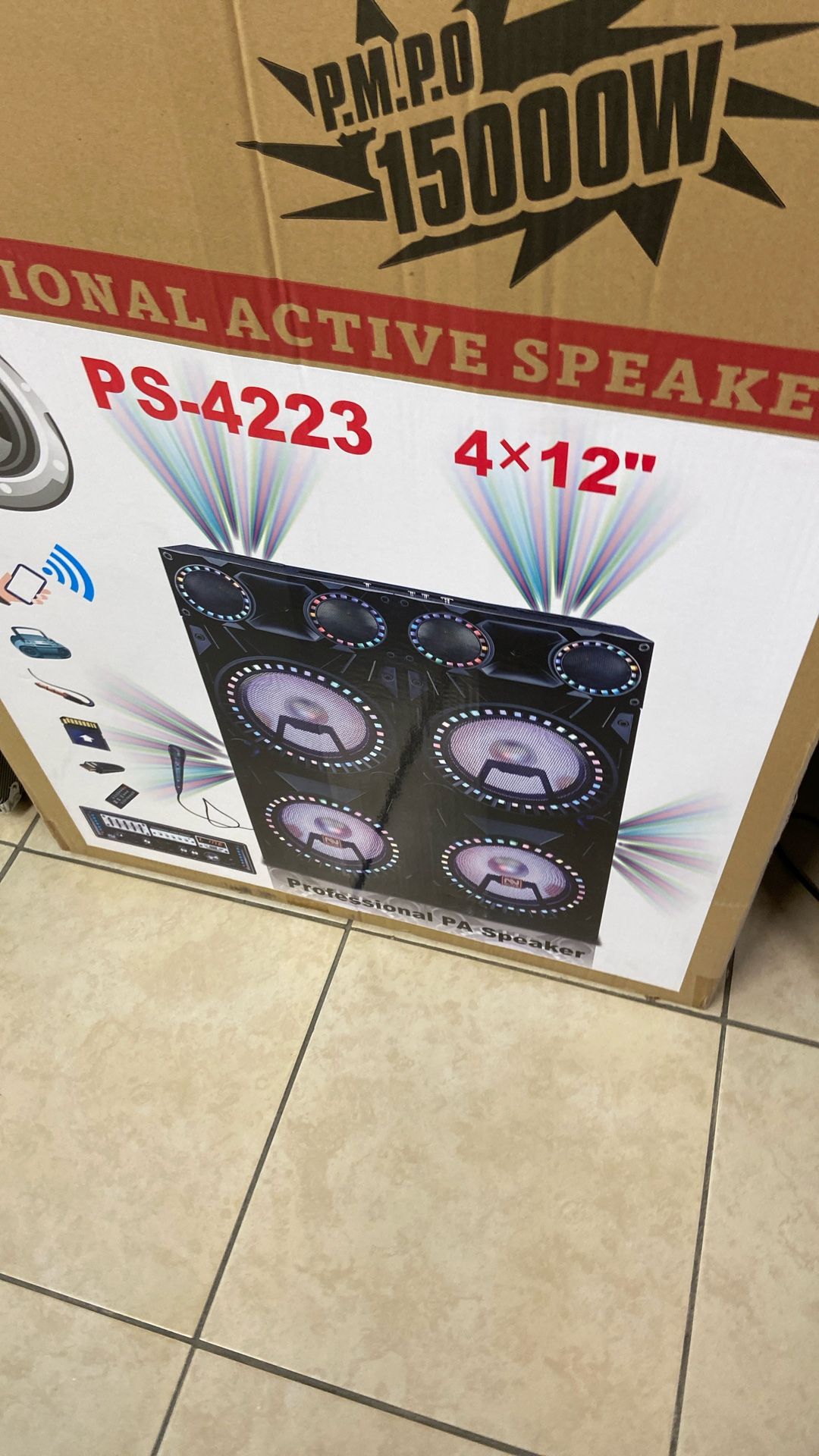 Bluetooth Speaker 4x12