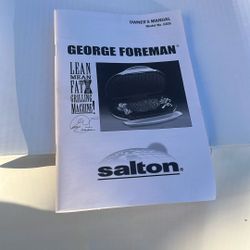 George Foreman Lean Mean Fat Grilling Machine