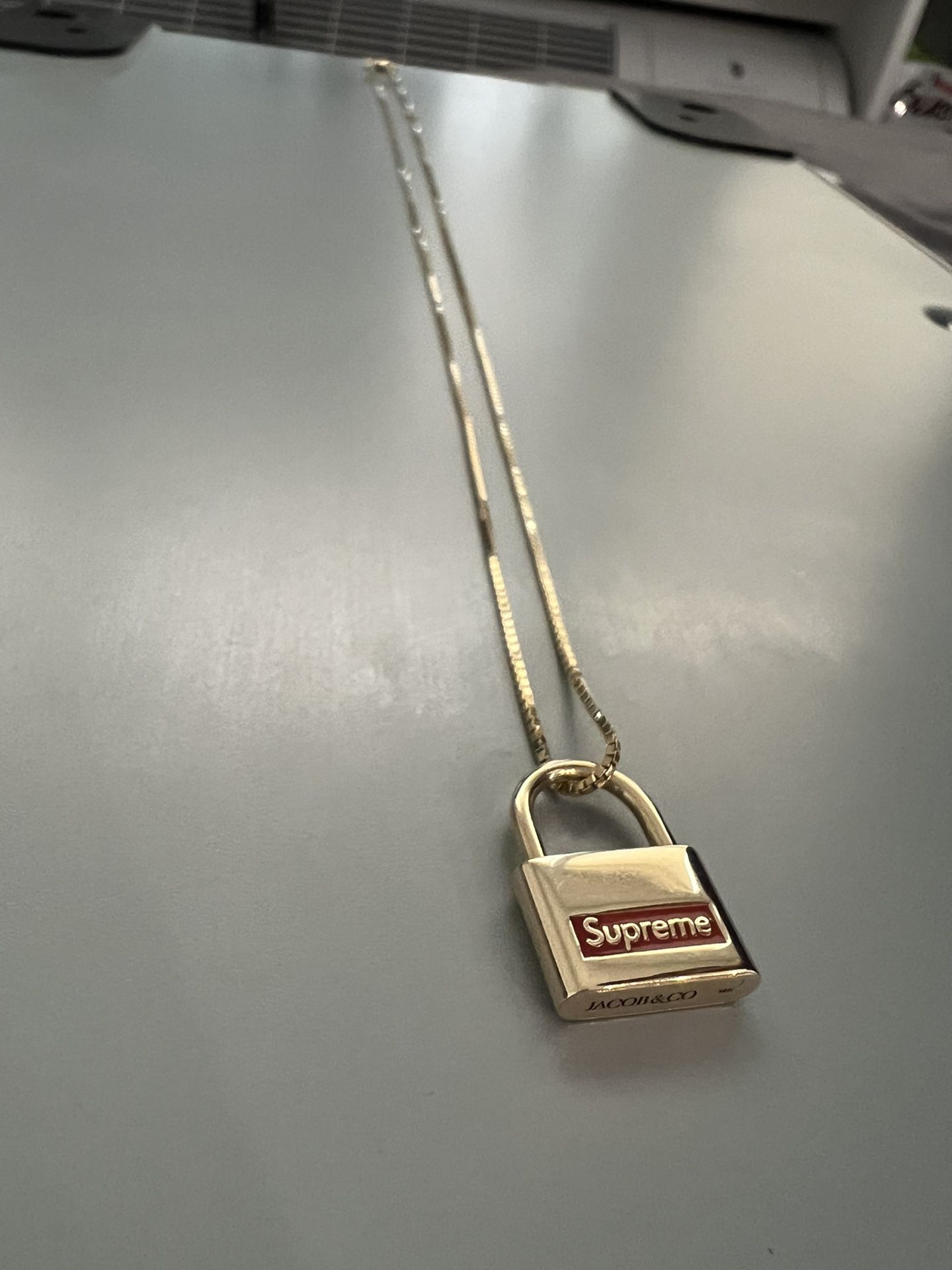 Supreme Jacob & Co. 14k Gold Lock Pendant for Sale in Portland, OR - OfferUp