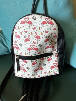 Flamingo Mini Backpack/purse
