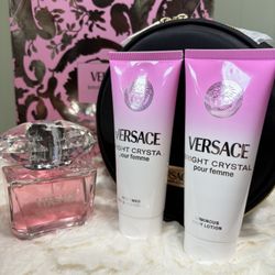 Versace Bright Crystal Perfume Gift Set 