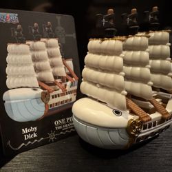 Pop Mart One Piece Grand Line Series Vehicle - Moby Dick (Whitebeard’s Ship) (Open to trades)