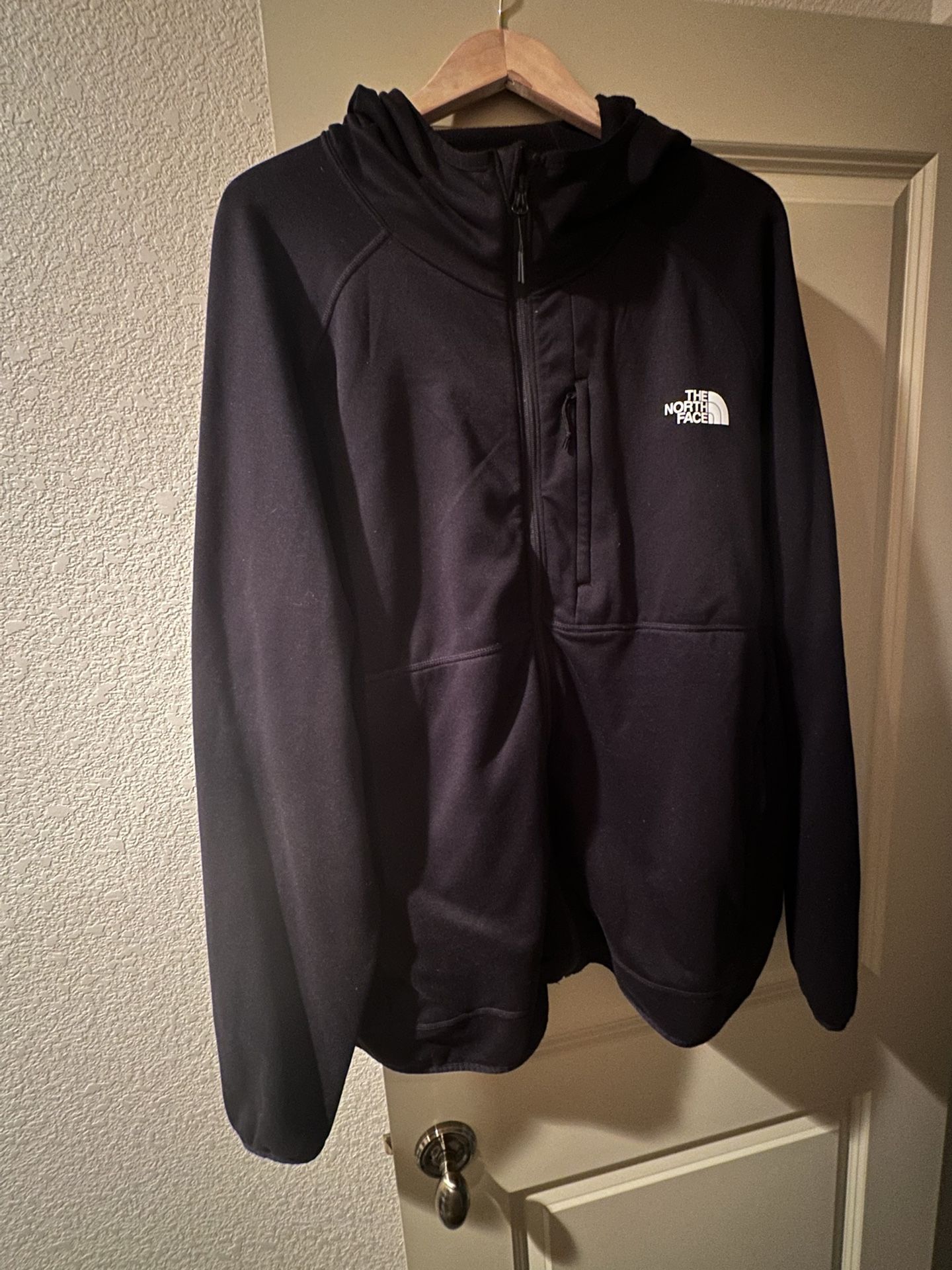 Mens The North Face Canyonlands Full Zip Hooded Jacket 2XL XXL Black