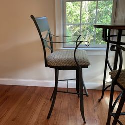 High-top Style Table With 2 Chairs