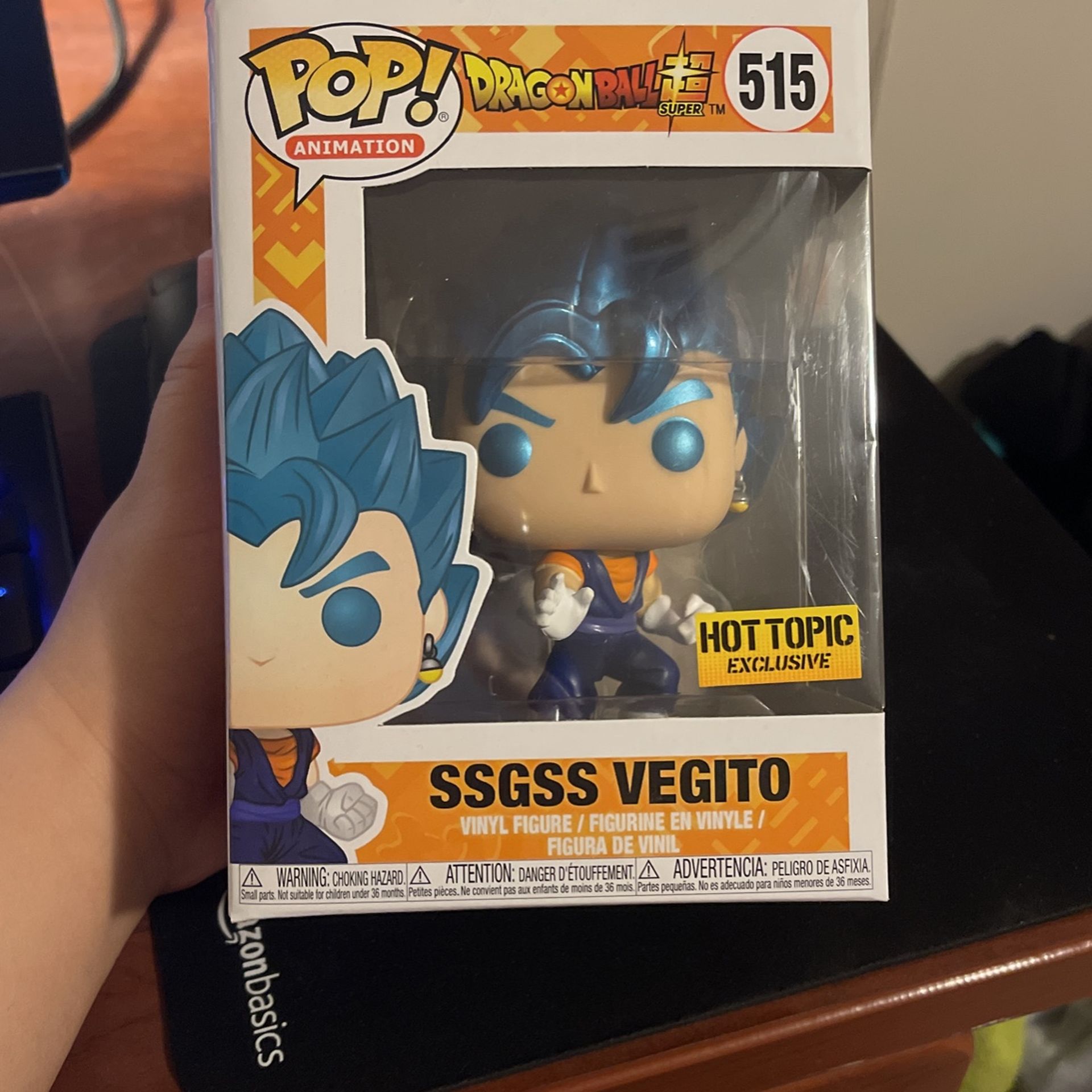 Sagas Vegito Hot Topic Exclusive Funko Pop