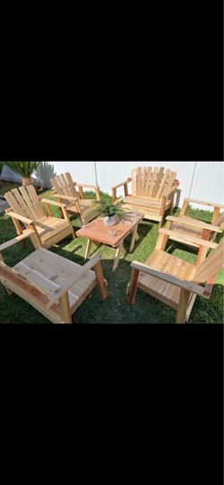 Cedar Wood Set New