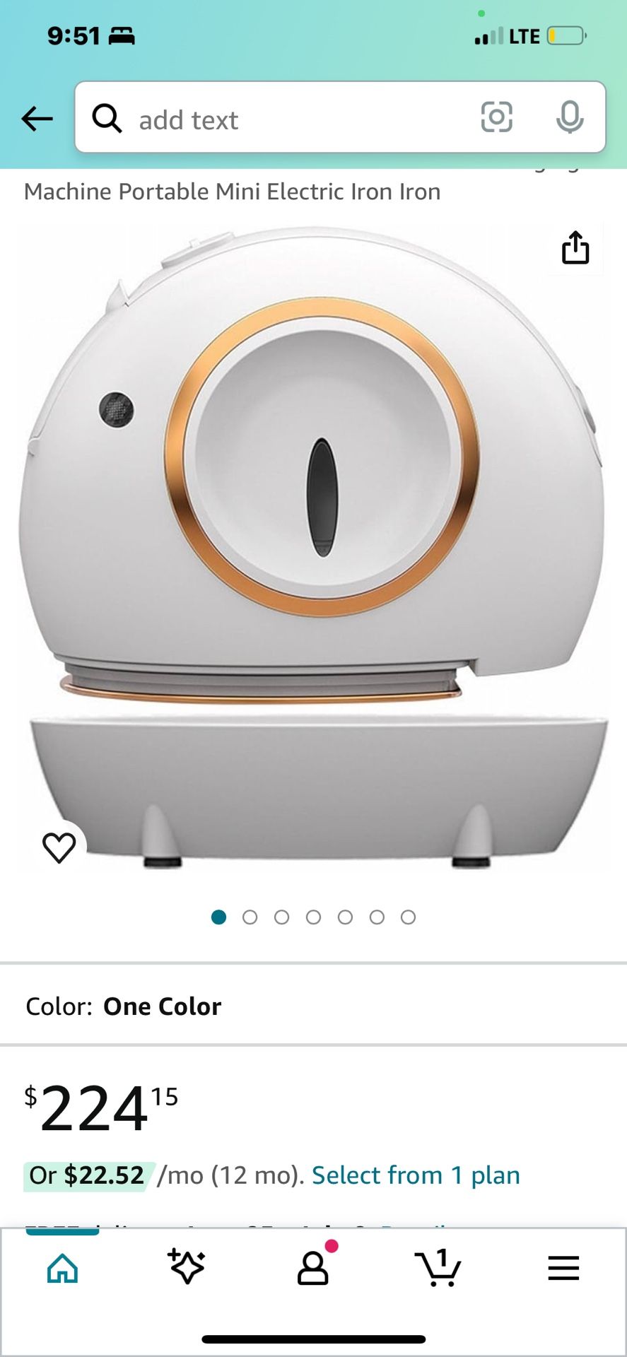Handheld Garment Steamer 
