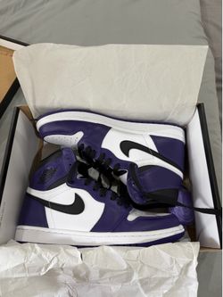 Nike Air Jordan 1 Retro High OG Court Purple 2.0 Size 7.5