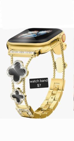 Bling Metal Band Compatible with Apple Watch Bands for Women 41mm 40mm 38mm 42mm Adjustable Designer Cute Stylish Strap for iWatch Series11/10/9/8/7/6