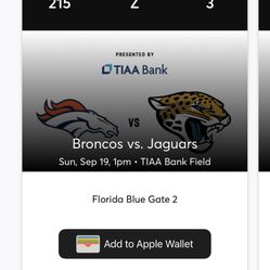 Jaguars Home Opener vs  Broncos