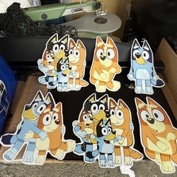 Bluey Birthday Party Cut Outs