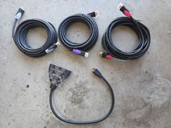 Hdmi splitter cable + 3 hdmi cables