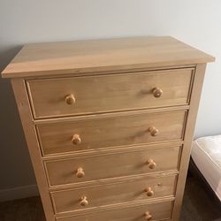 Wooden Dresser With Drawers
