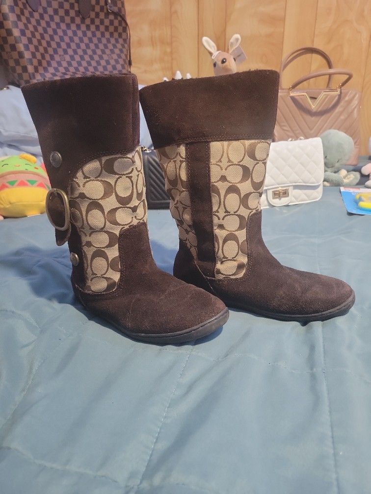 Coach Winter Boots Size 6
