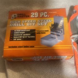 29 Pieces Drill Set And Dayton 14 Pieces Punch Set