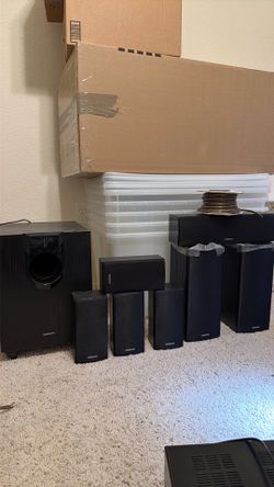 Onkyo 7.1 Home Theater Speaker Set with Subwoofer (Speakers Only)