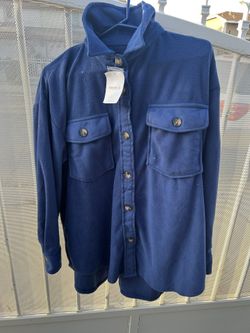 Forever 21 Women Large Navy Jacket 