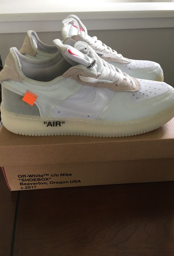 white af1 size 8.5