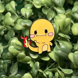 Kawaii Charmander Enamel Pin – Cute Pokemon Collectible Badge