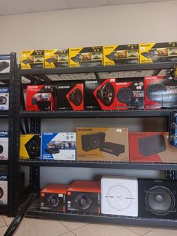 Subwoofers, stereos, amplifiers, speakers, alarms, epicenter, wiring. Car Audio.