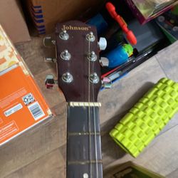hand crafted  jhonson acoustic  guitar 