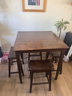 Brown Wood Table