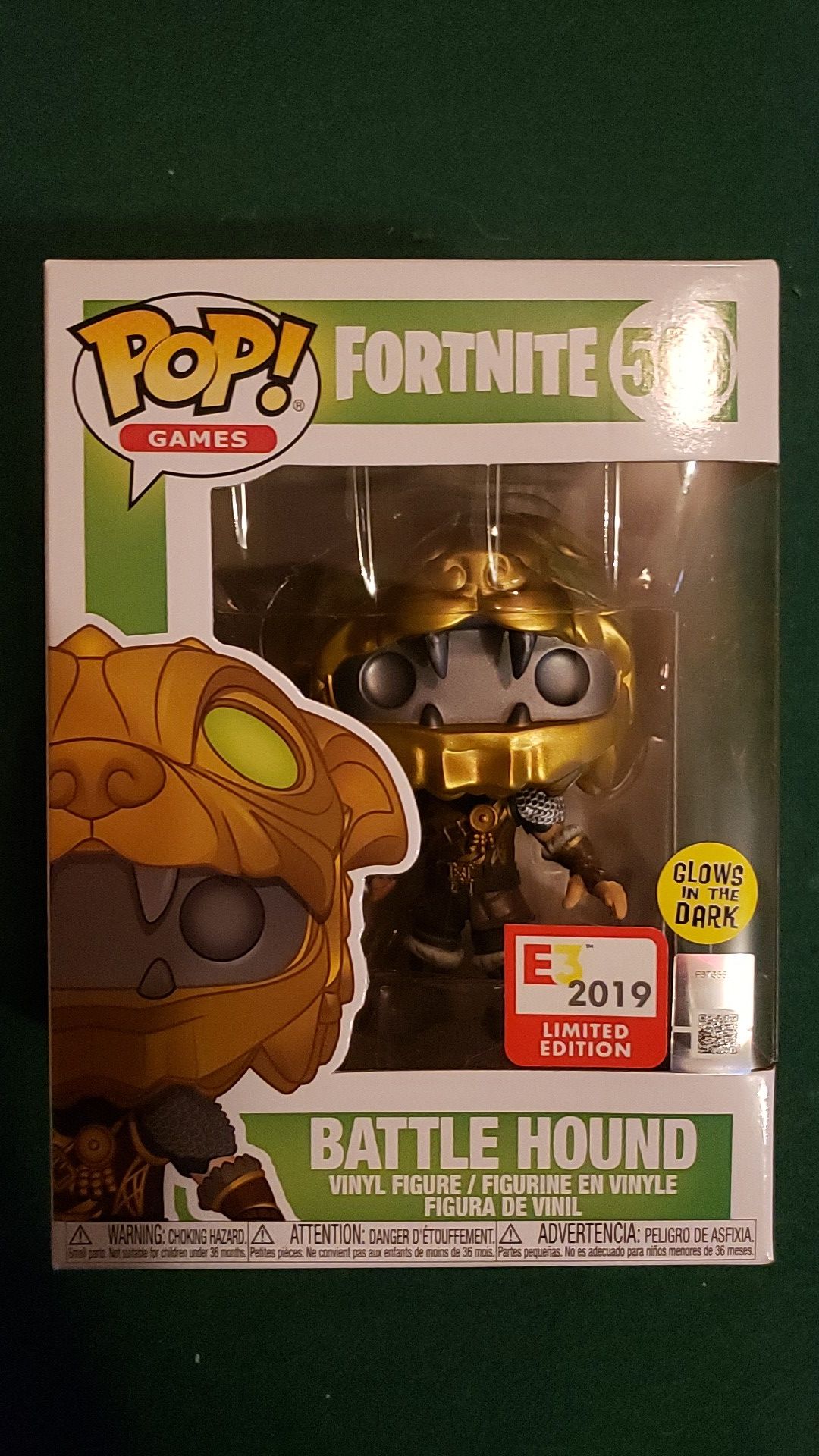 Funko Pop Fortnite GITD Battle Hound