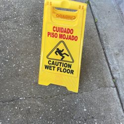 Caution Wet Floor Sign 