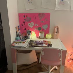 Kids Desk & Chair & Cubby (excluding Baskets & Books) 